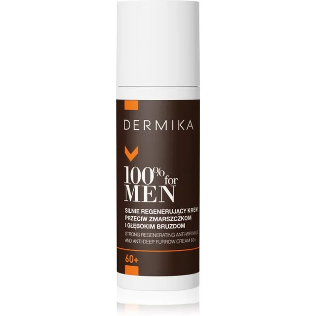 Dermika 100% for Men Taastav kortsudevastane kreem meestele 60+ 50 ml