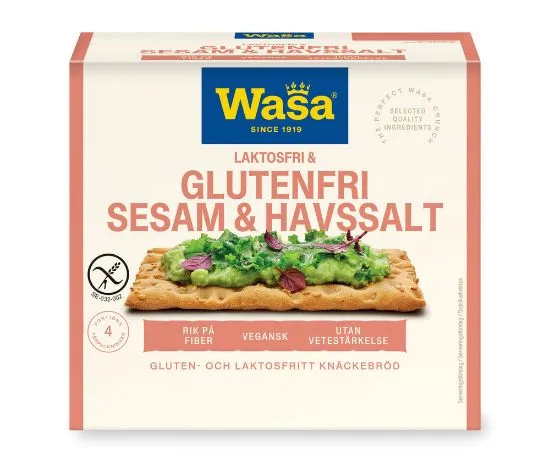 WASA näkileivad seesami ja meresoola, gluteenivaba, 240g