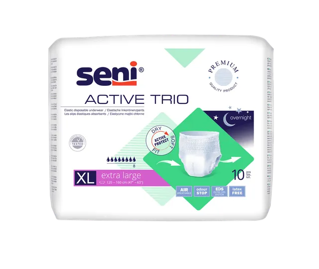 SENI ACTIVE TRIO IMAVAD PÜKSID XL 2500ML N10