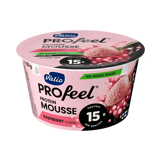 Proteiini-mousse vaarika, VALIO PROFEEL, 150 g