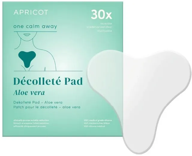 Apricot Decolleté Pad With Aloe Vera Reusable 30x