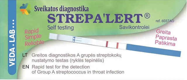VEDALAB KIIRTEST STREPTOKOKI TUVASTAMISEKS N1