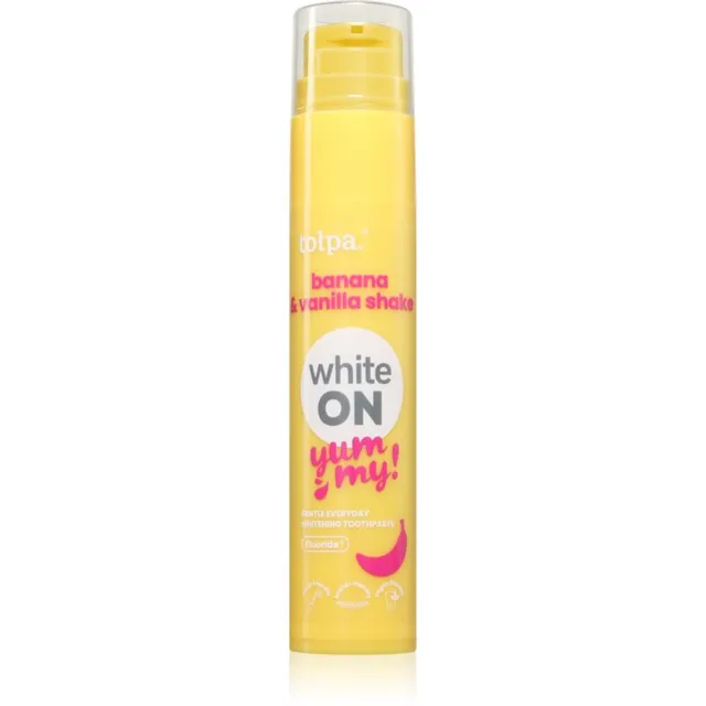 Tołpa On White Yummy Valgendav hambapasta maitse Banana & Vanilla 60 g
