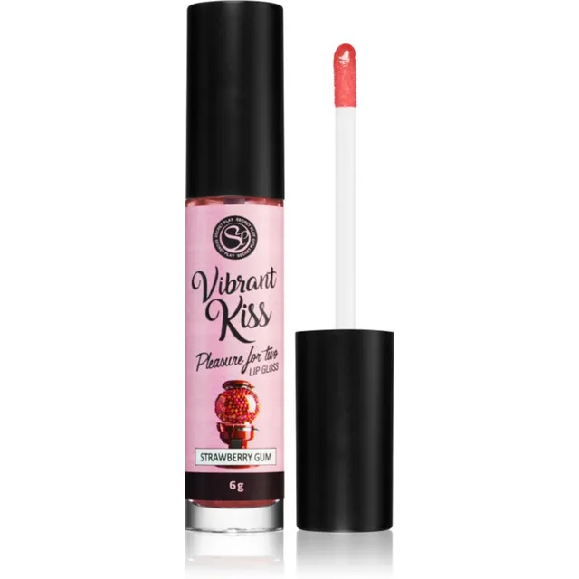 Secret play Vibrant Kiss Strawberry Gum vibreeriva efektiga huuleläige 7 ml