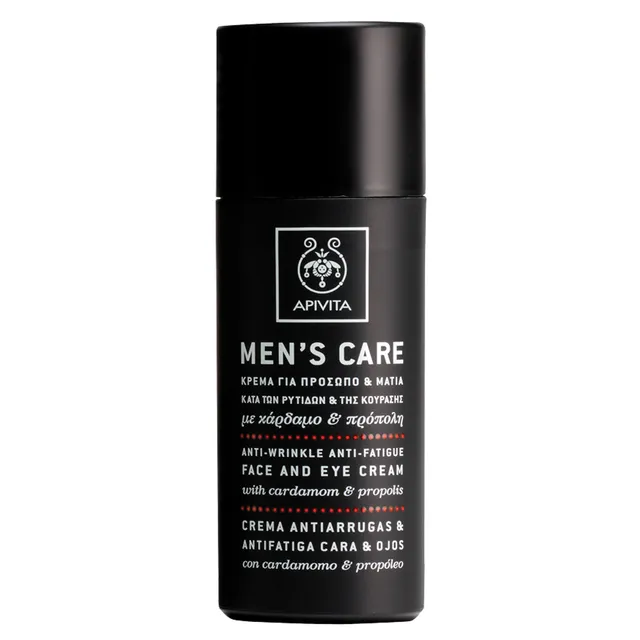 APIVITA Mens Care Anti-Wrinkle Anti-Fatigue Face and Eye Cream 50ml