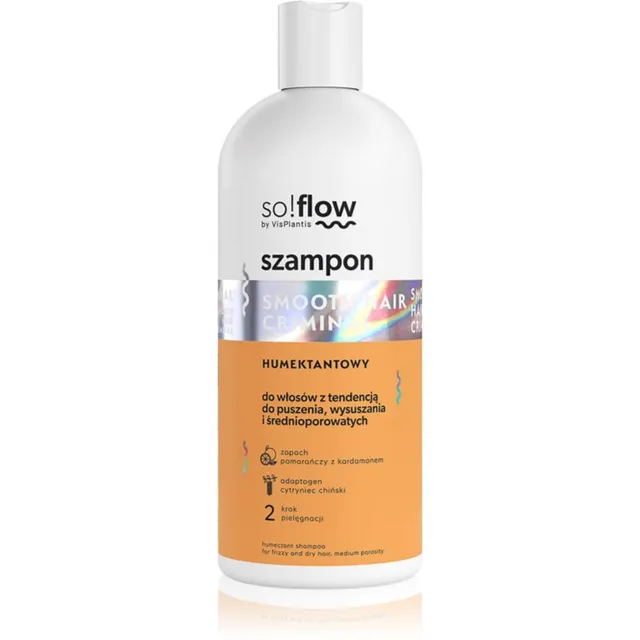 so!flow Frizzy and Dry Hair Humectant Shampoo Silendav šampoon käharate juuste hoolduseks 300 ml