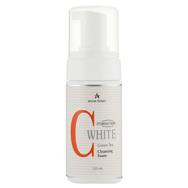 ANNA LOTAN Lightening Care C Green Tea Cleansing Foam 125ml