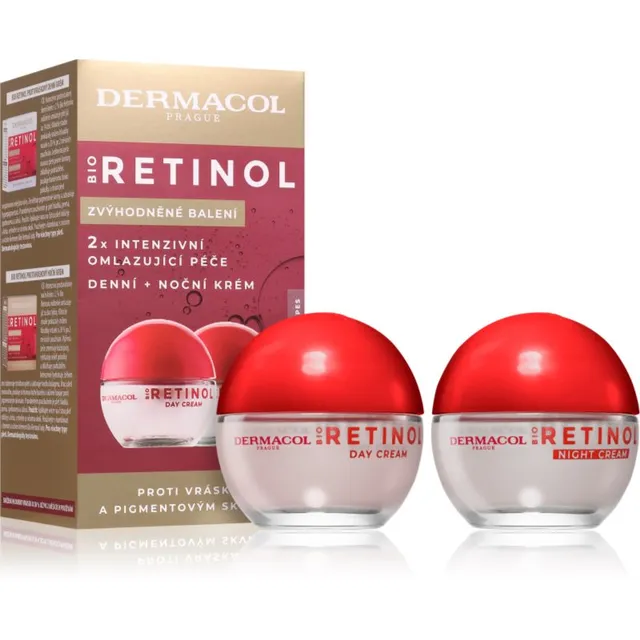 Dermacol Bio Retinol Päeva- ja öökreem DUOPAKK