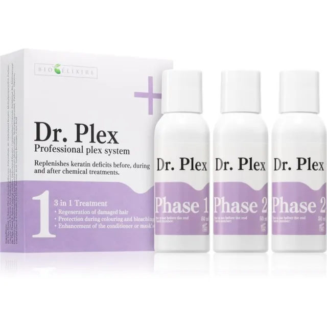 Bioélixire Dr. Plex Taastav hooldus kahjustatud juustele 3x50 ml