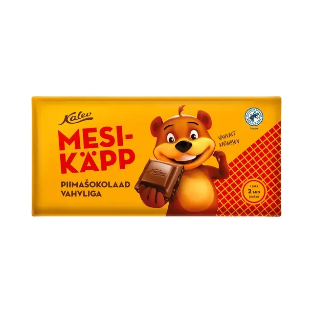 Piimašokolaad vahvliga, MESIKÄPP, 270 g