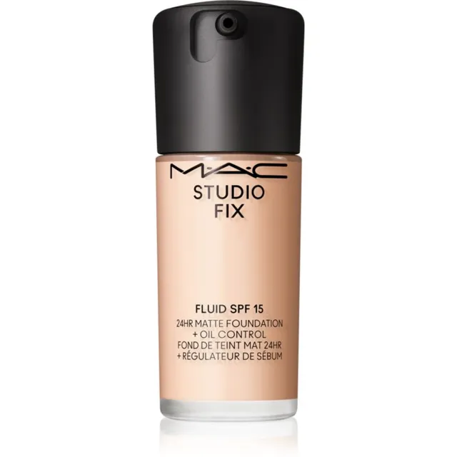 MAC Cosmetics Studio Fix Fluid SPF 15 24HR Matte Foundation + Oil Control Matistav jumestuskreem SPF 15 varjund NW10 30 ml