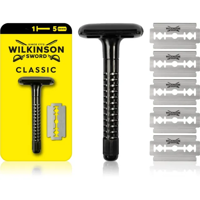 Wilkinson Sword Classic Raseerija + varuterad 5 tk