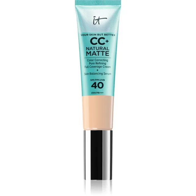 IT Cosmetics Your Skin But Better CC+ Natural Matte CC kreem matistava ilme jaoks/ matistav SPF 40 Fair 32 ml