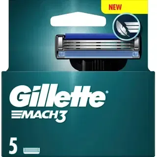 Varuterad Gillette Mach 3-tera 5tk