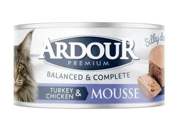 Vahustatud kassitoit lõhe-kana ARDOUR85g