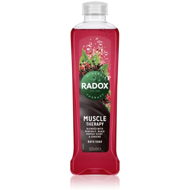 Radox Men Muscle Therapy Vannivaht Black Pepper & Ginseng 500 ml