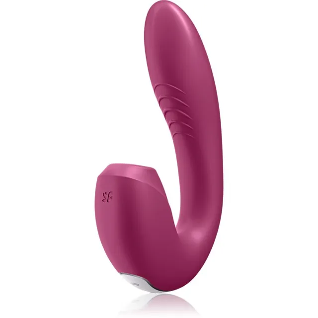 Satisfyer SUNRAY DOUBLE AIR PULSE kliitori stimulaatoriga vibraator 14,5 cm