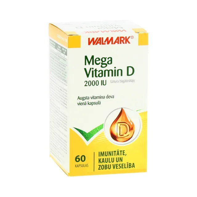 Vitamiin D 2000 iu N60, MEGA