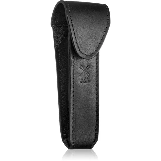 Mühle Case Leather Nahast raseerija/pardli karp Black 1 tk