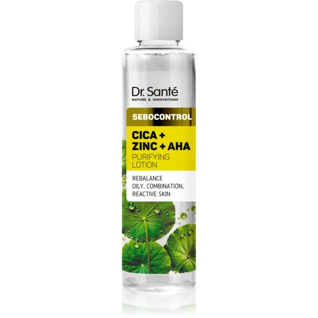 Dr. Santé Sebocontrol Cica + Zinc + AHA Puhastav piim rasusele nahale 200 ml
