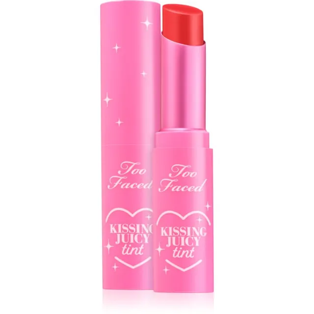 Too Faced Kissing Juicy Lip Tint Toonitud huulepalsam niisutava toimega varjund Sour Watermelon 3 g