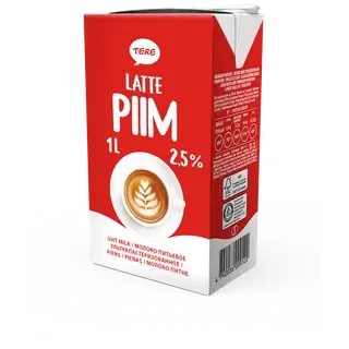 Tere Kõrgkuumutatud latte piim 2,5%, 1 l