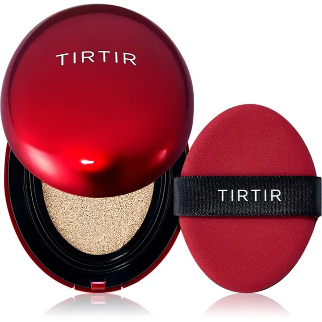 TIRTIR Mask Fit Red Cushion Mini Kauapüsiv jumestuskreemikäsn varjund 17W French Vanilla 4.5 g