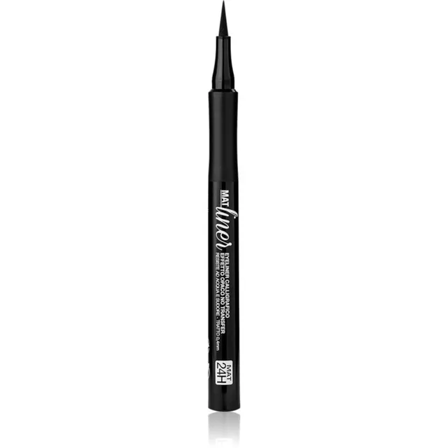 bellaoggi Mat Liner Laia viltotsaga silmalainer mati efektiga varjund Velvety Black 1.2 ml