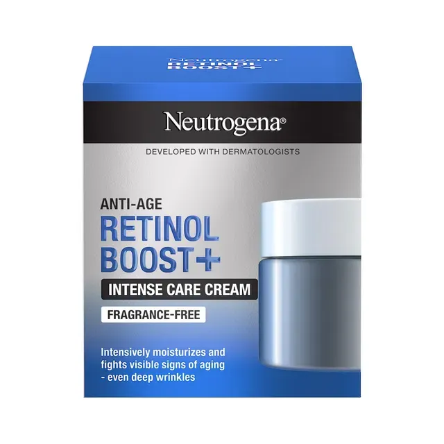 Näokreem Retinol Boost+ intensiivselt hooldav, NEUTROGENA, 50 ml