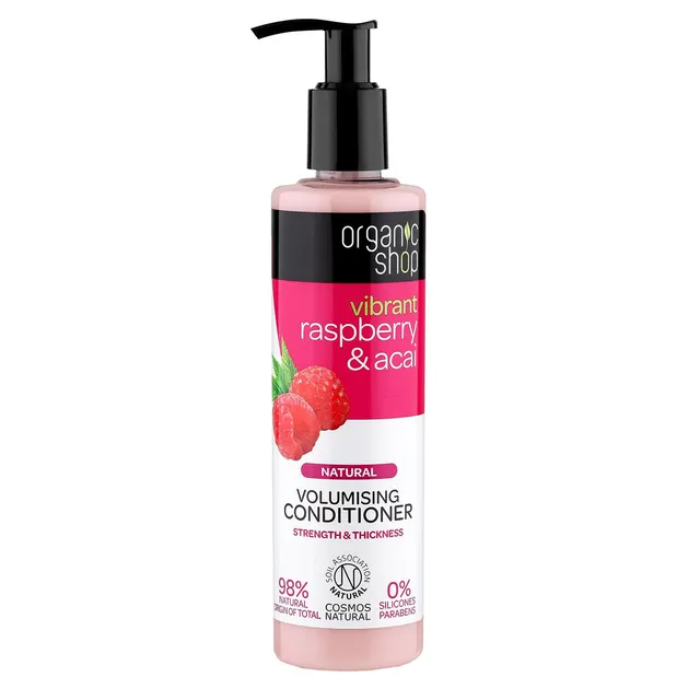 ORGANIC SHOP Vibrant Raspberry & Acai Volumising Conditioner 280ml