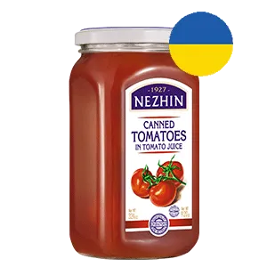 Nezhin Konserv.tomatid omas mahlas 920g