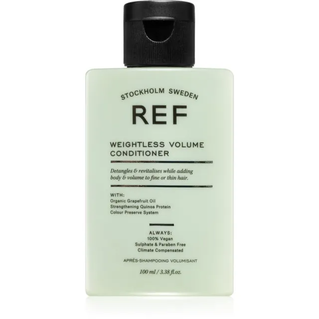 REF Weightless Volume Conditioner Palsam õhukestele ja jõuetutele juustele kohevuse andmiseks juuksejuurtest alates 100 ml