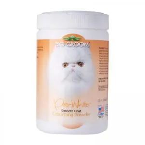 Bio Groom Pro White Smooth hooldav puuder koerale ja kassile 170g