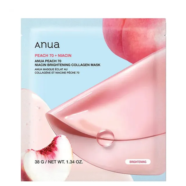 ANUA Peach 70+ Niacin Brightening Collagen Mask 38g