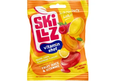 Karamellikommid vitamin shot Skillz 90g