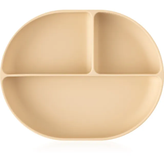 Petite&Mars Take&Match 6m+ sektoriteks jagatud taldrik iminapaga Desert Sand 1 tk