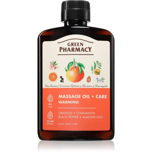 Green Pharmacy Essential oils of Orange Massage Oil Soojendav massaažiõli 200 ml