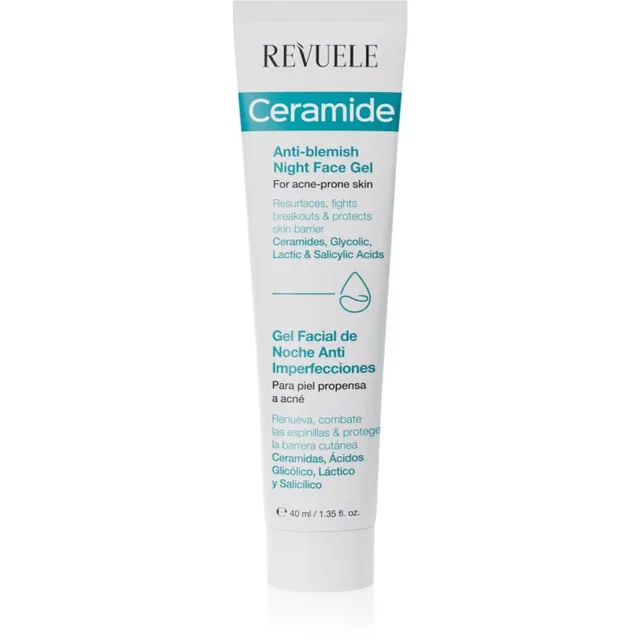 Revuele Ceramide Anti-Blemish Night Face Gel Puudustevastane kreem öö 40 ml