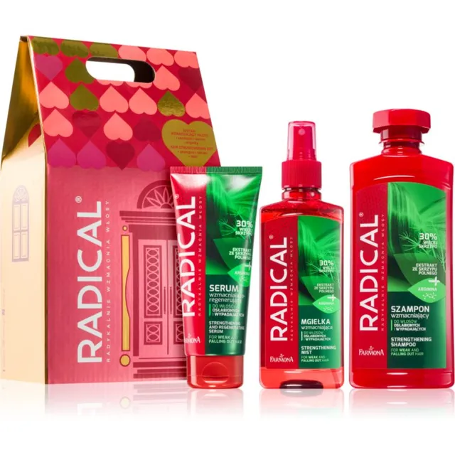 Farmona Radical Hair Loss Kinkekomplekt nõrkadele juustele 3 tk