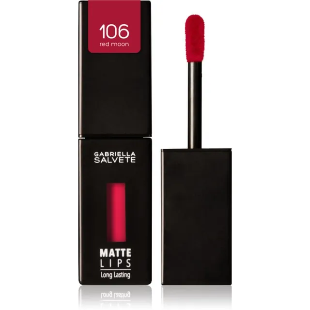 Gabriella Salvete Matte Lips Kauapüsiv vedel huulepulk mati efektiga varjund 106 Red Moon 4,5 ml