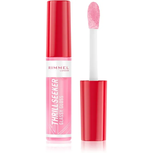 Rimmel Thrill Seeker Glassy Gloss Täidlasemaks muutev huuleläige varjund 150 Pink Candy 10 ml