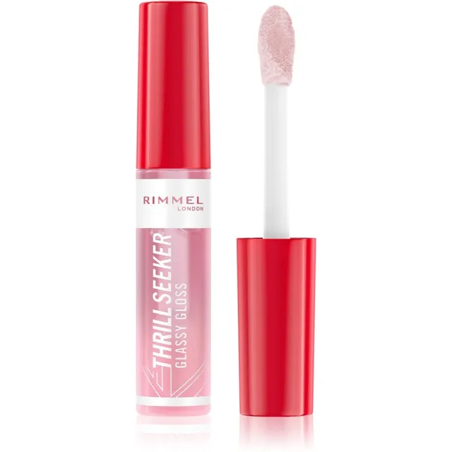 Rimmel Thrill Seeker Glassy Gloss Täidlasemaks muutev huuleläige varjund 100 Coco Suga 10 ml