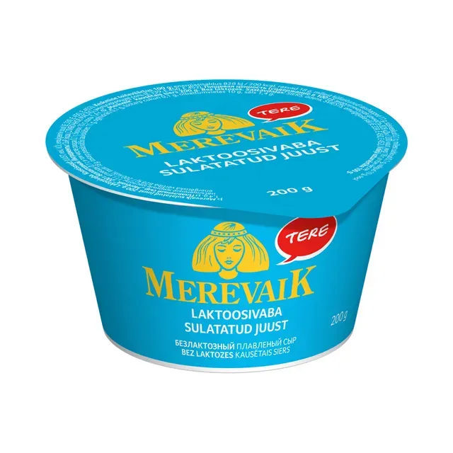 Sulatatud juust 200 g, Laktoosivaba, MEREVAIK