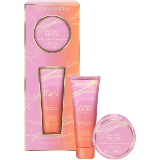 Baylis & Harding Jojoba, Vanilla & Almond Oil Kinkekomplekt kehale