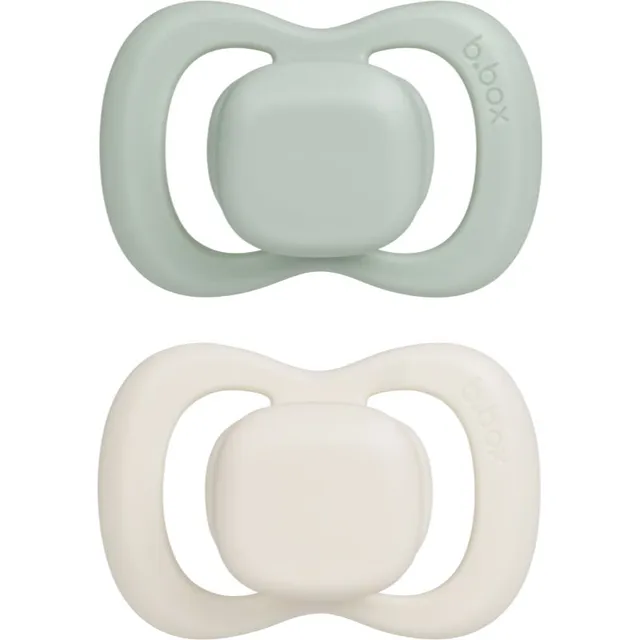 B.Box Natural Rubber 6m+ lutt Sage/Vanilla 2 tk