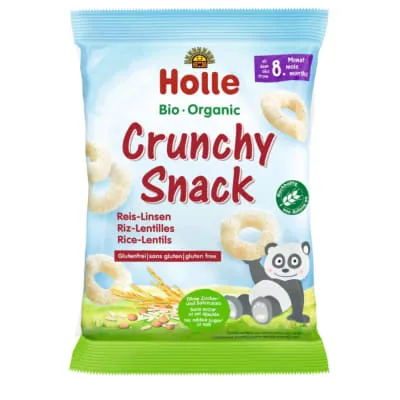 Riisi ja läätse snäkid krõbedad Holle öko 25g
