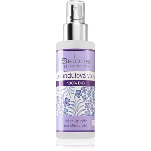 Saloos Floral Water Lavender 100% Bio Lavendlivesi 100 ml