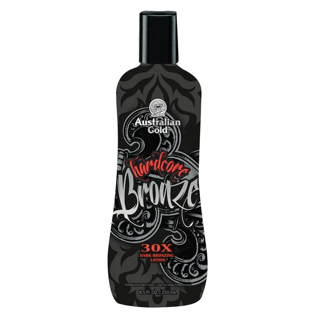 AUSTRALIAN GOLD Hardcore Bronze 30x Dark Bronzing Lotion 250ml