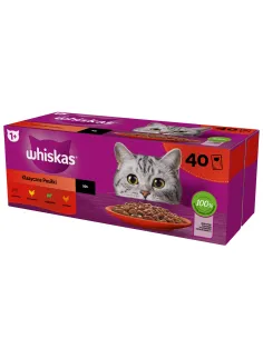 WHISKAS kassikonserv kastmes Mix (40x85g)