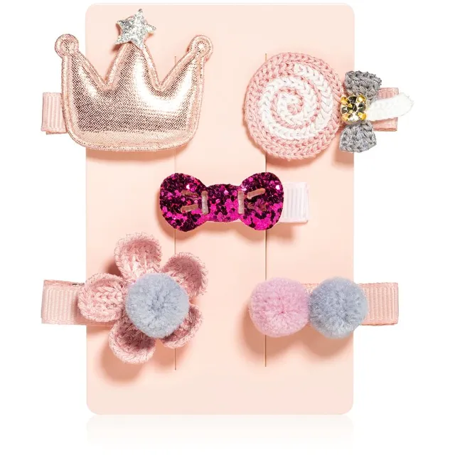 BrushArt KIDS Little princess hair clip set Juuksenõelad Pink